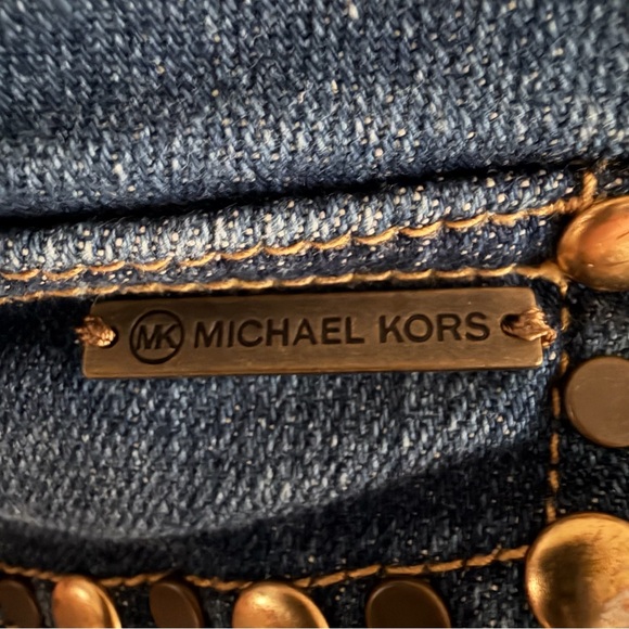 Michael Kors Studded Bootcut Jeans Size 4 - Picture 5 of 8